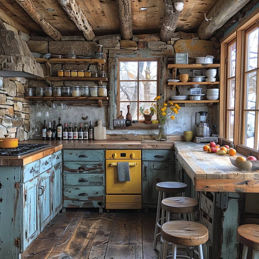 kitchen blue